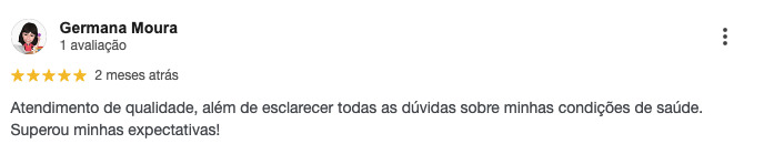Depoimento de paciente do Dr. Levy Pontes