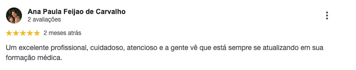 Depoimento de paciente do Dr. Levy Pontes